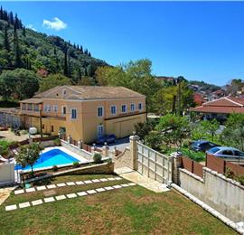 3 bedroom villa with pool, near Acharavi, sleeps 8